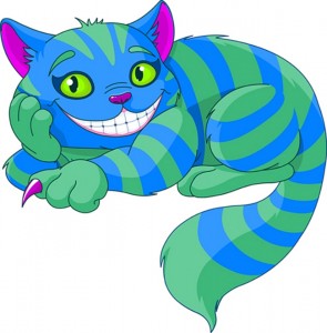 drawing of Cheshire Cat